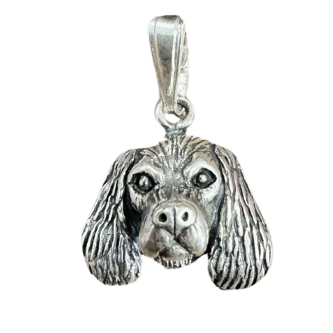 SS Springer Spaniel Bark Beads Pendant