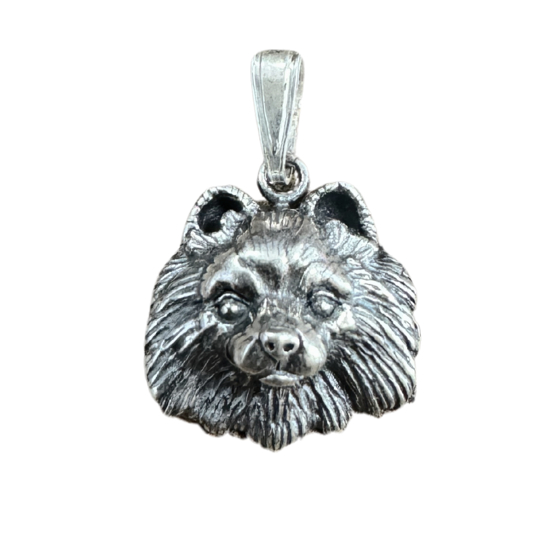 SS Pomeranian Bark Beads Pendant