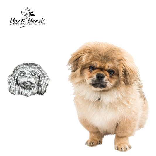 SS Pekingese Bark Beads Charm Bead