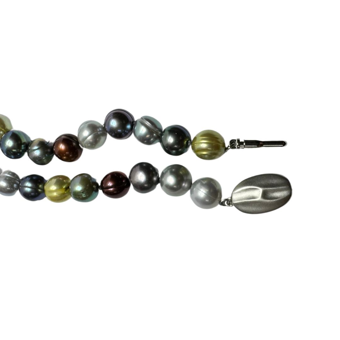 Honora Collection Freshwater Multi Color Pearl Necklace with Push Bottom Clasp