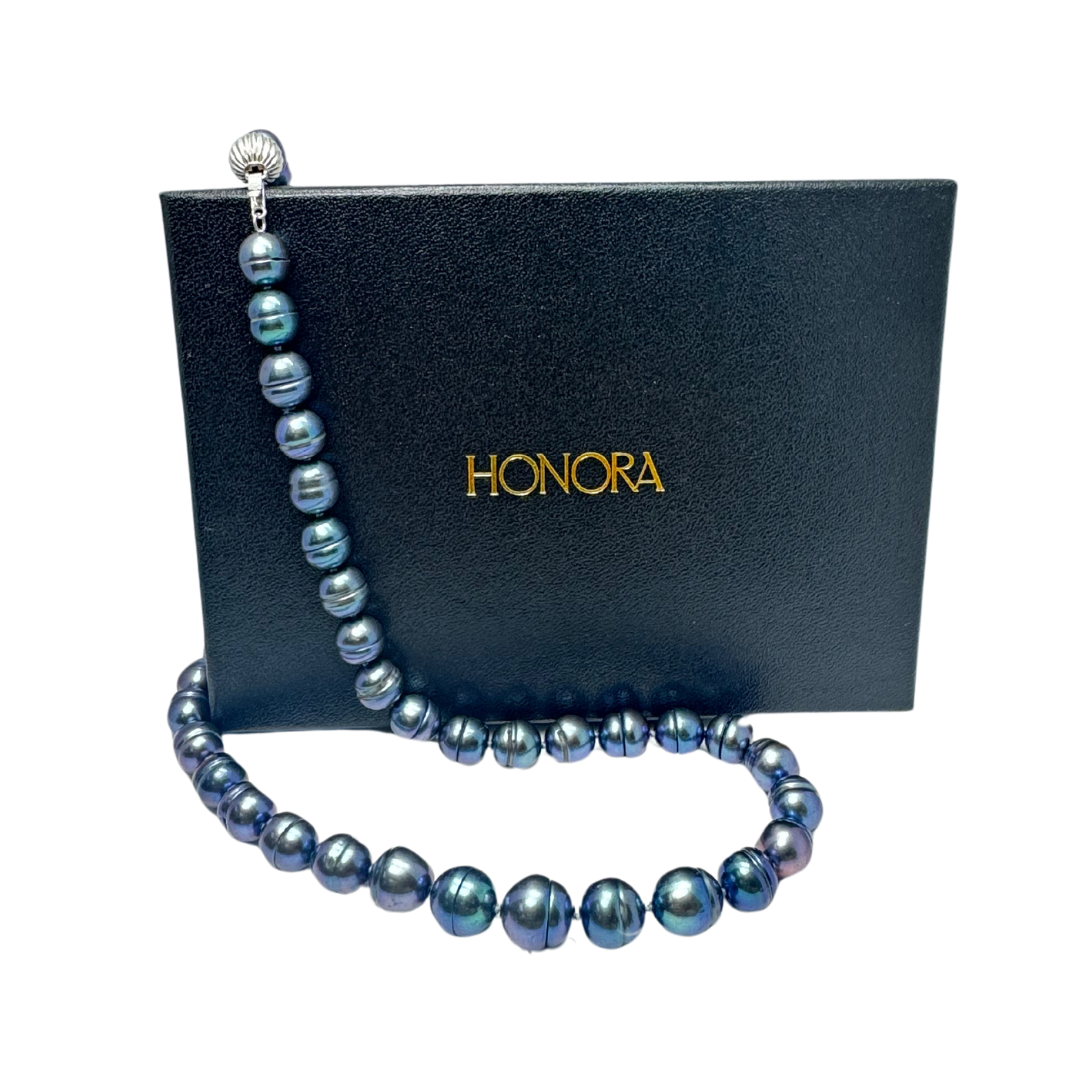 Honora Collection Freshwater Sapphire Pearl 14k Necklace