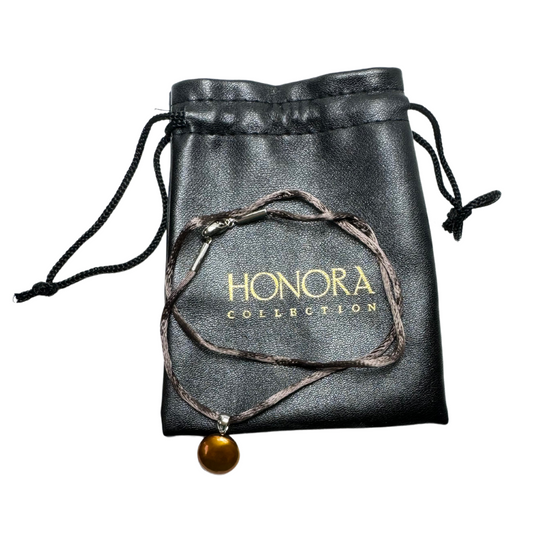 Honora Collection Freshwater Pearl Pendant Brown Chain Necklace