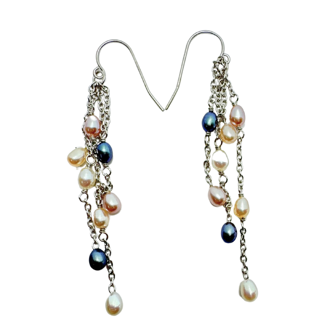 Honora Freshwater Pearl Dangle SS Earrings