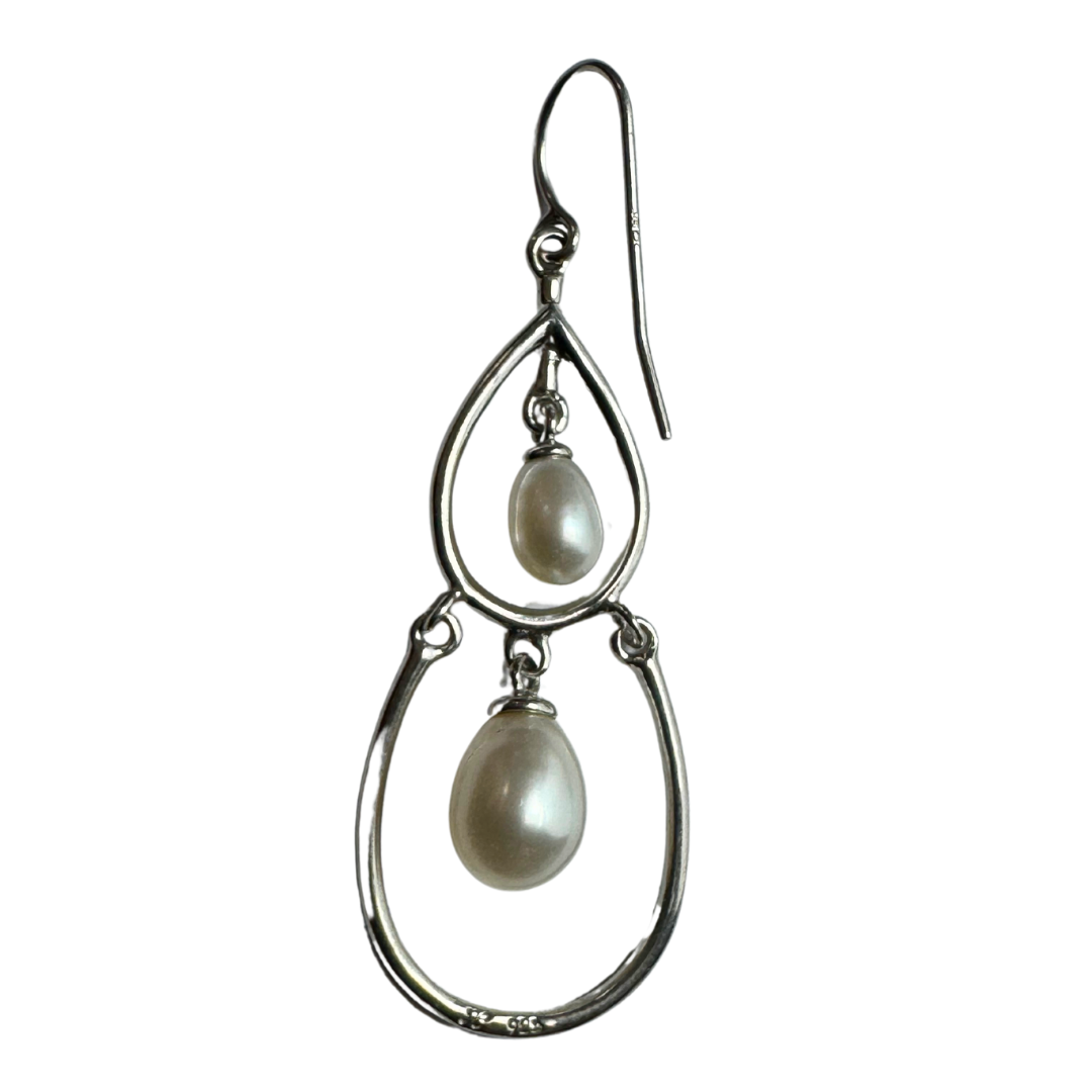 Honora Freshwater Pearl Dangle Drop SS Earrings