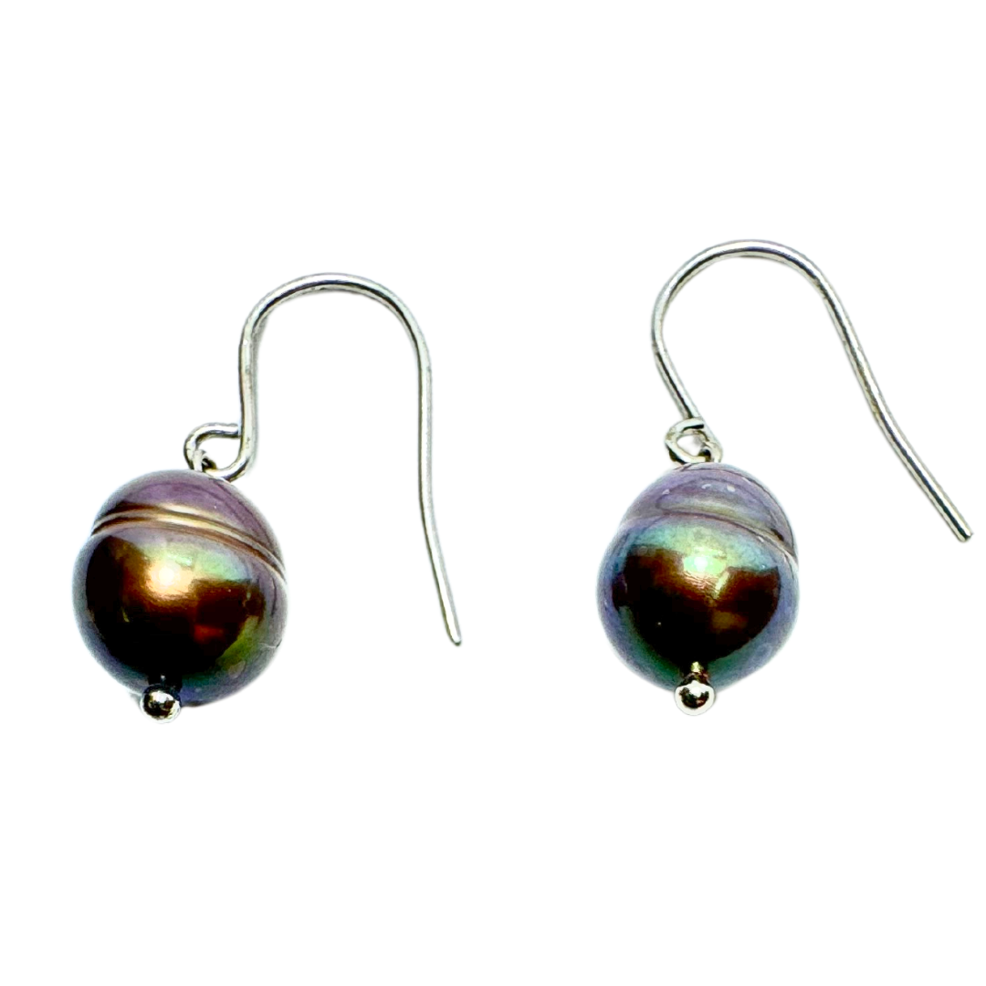 Honora SS Freshwater Pearl Dangle Hook Earrings