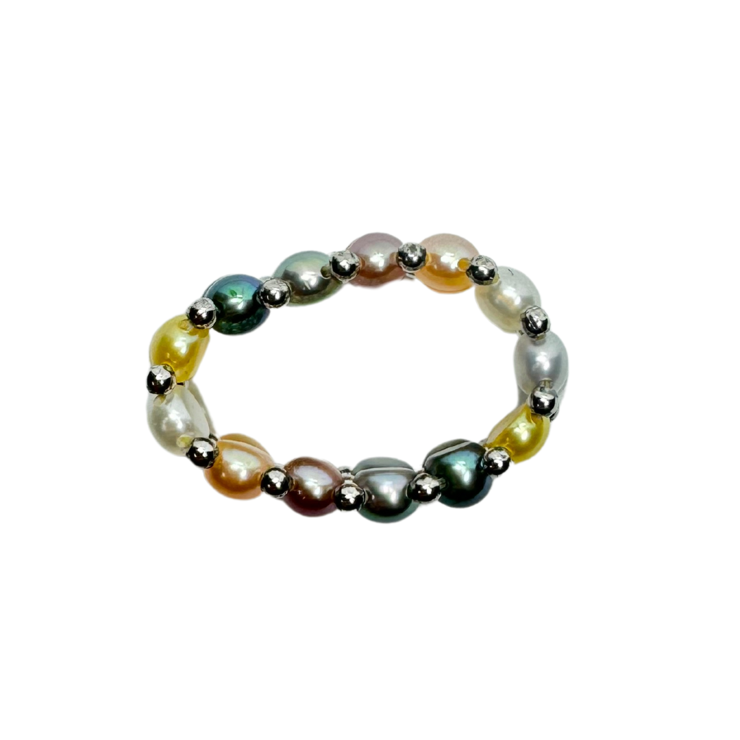 Contemporary Honora Freshwater Elastic Ring