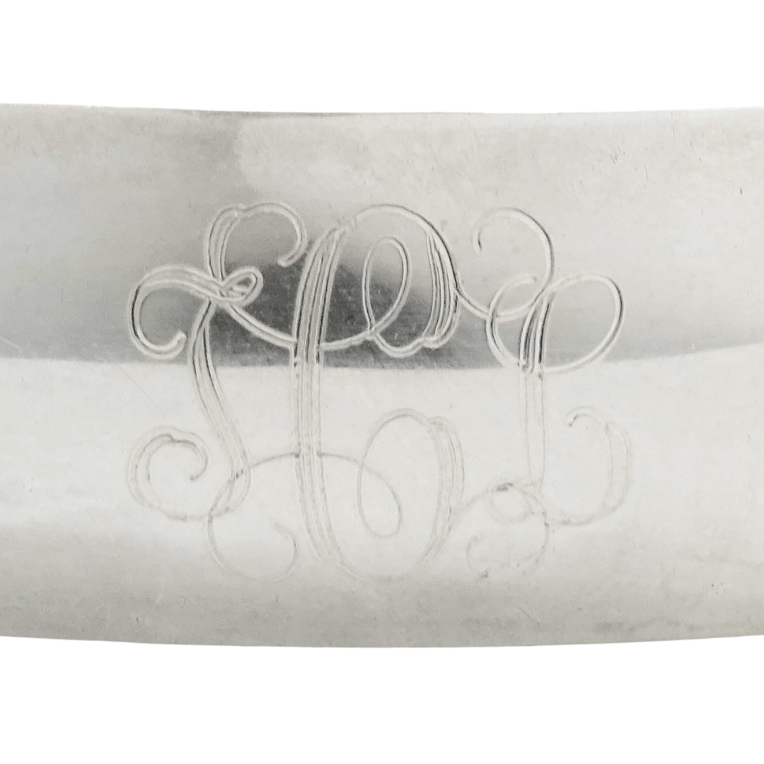 Skirk & Son SS Cuff Bracelet with Monogram Stamped 23