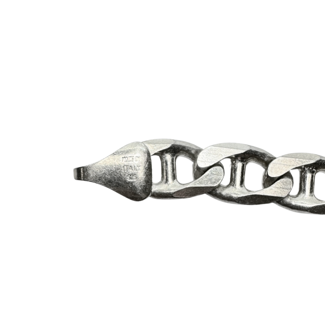 925 Solid Silver Mariner Bracelet Made in Italy