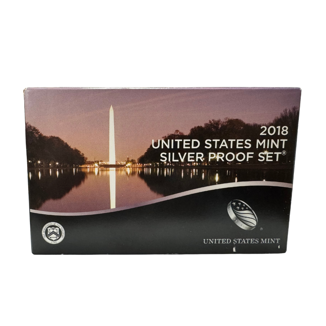 2018-S U.S. SILVER 10 Coin Proof Set Original and Complete