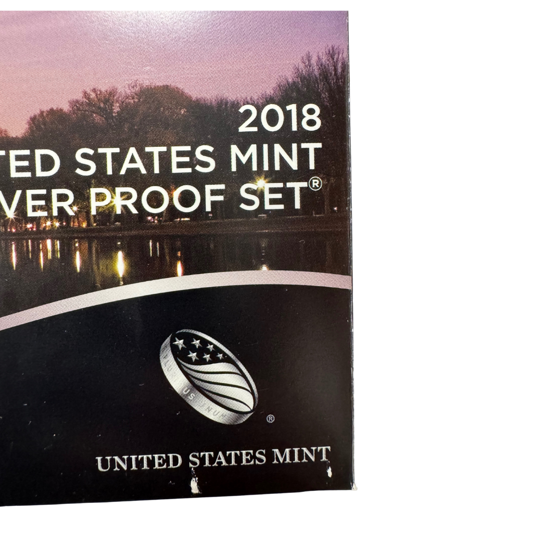 2018-S U.S. SILVER 10 Coin Proof Set Original and Complete