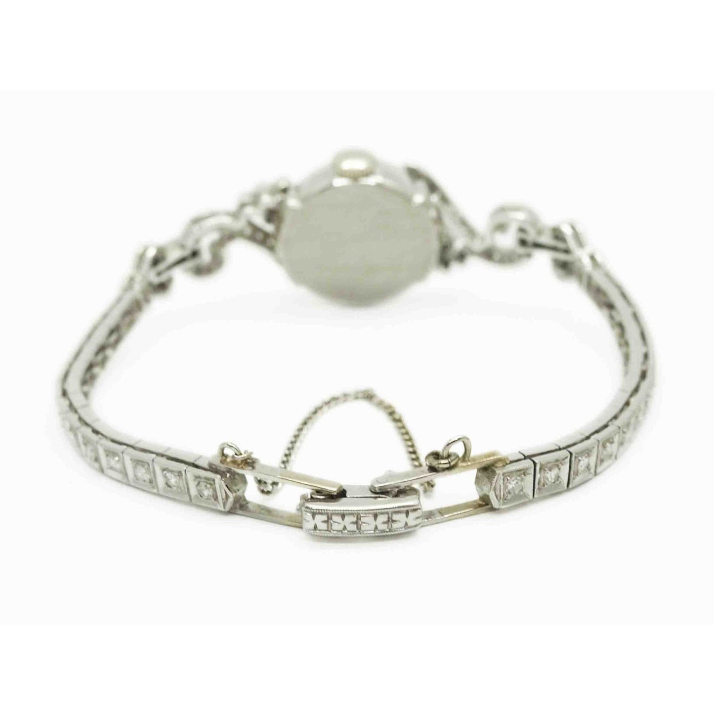 Ladies Hamilton Diamond Platinum Watch
