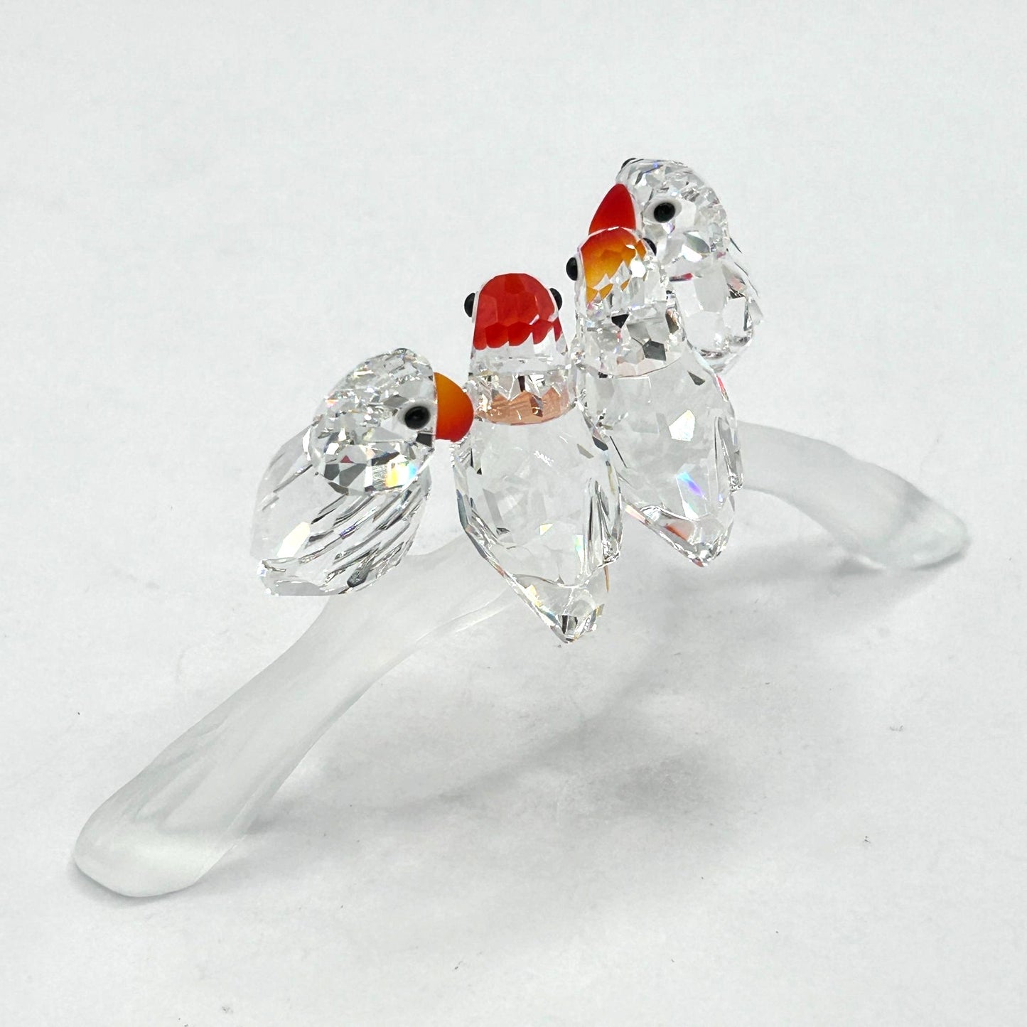 Swarovski Crystal 199123 Baby Lovebirds In Box With Certificate