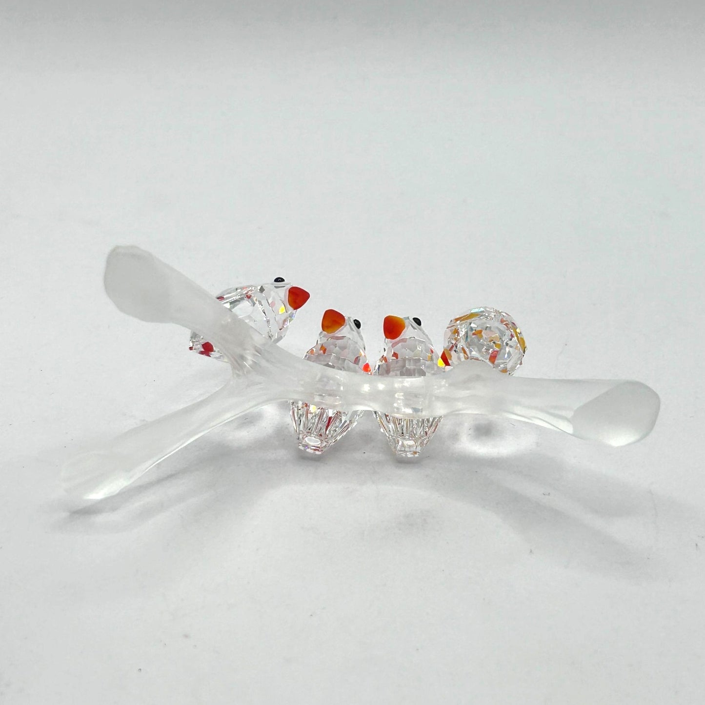 Swarovski Crystal 199123 Baby Lovebirds In Box With Certificate