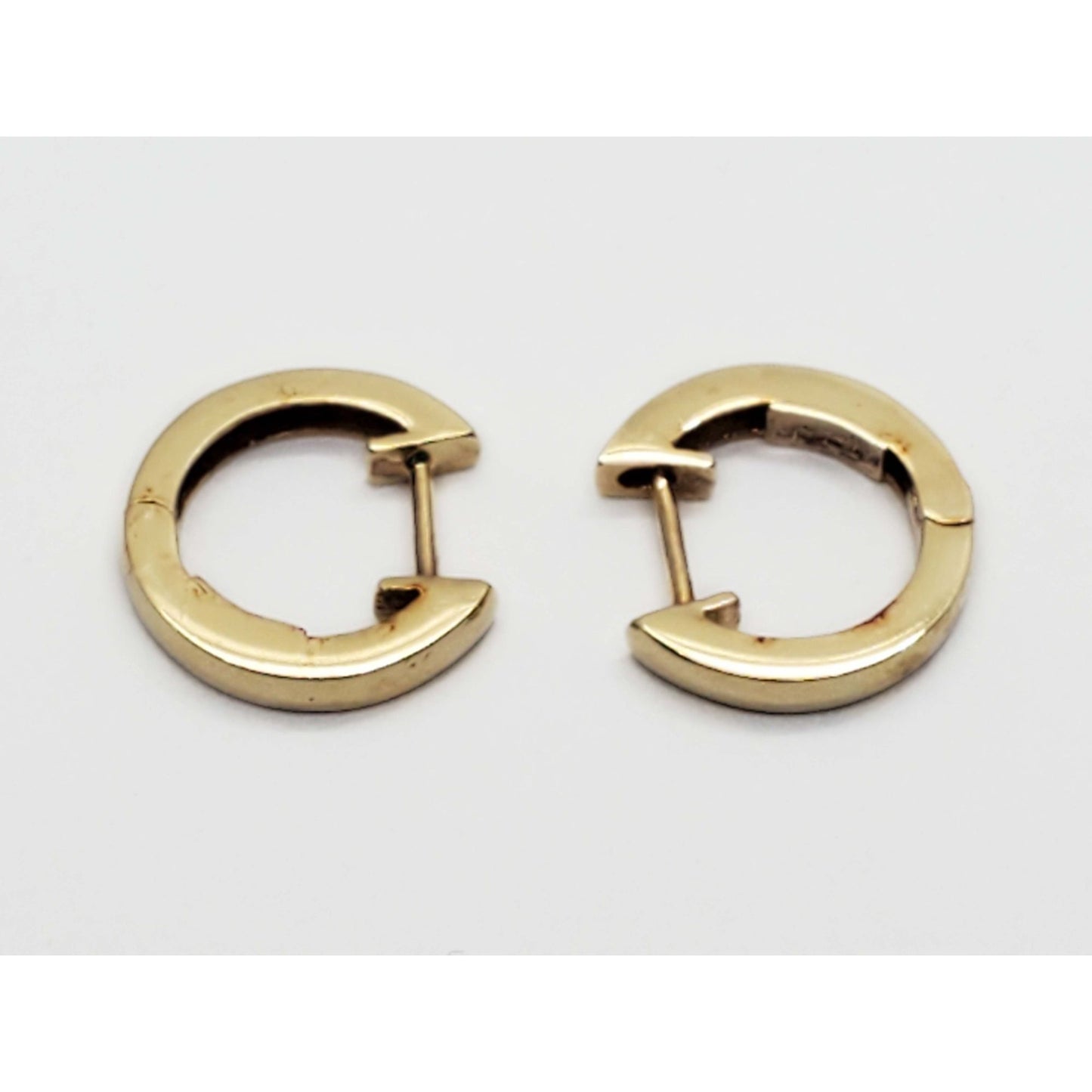 Thin 2mm Mini Huggie Hoop Earrings 14k Gold
