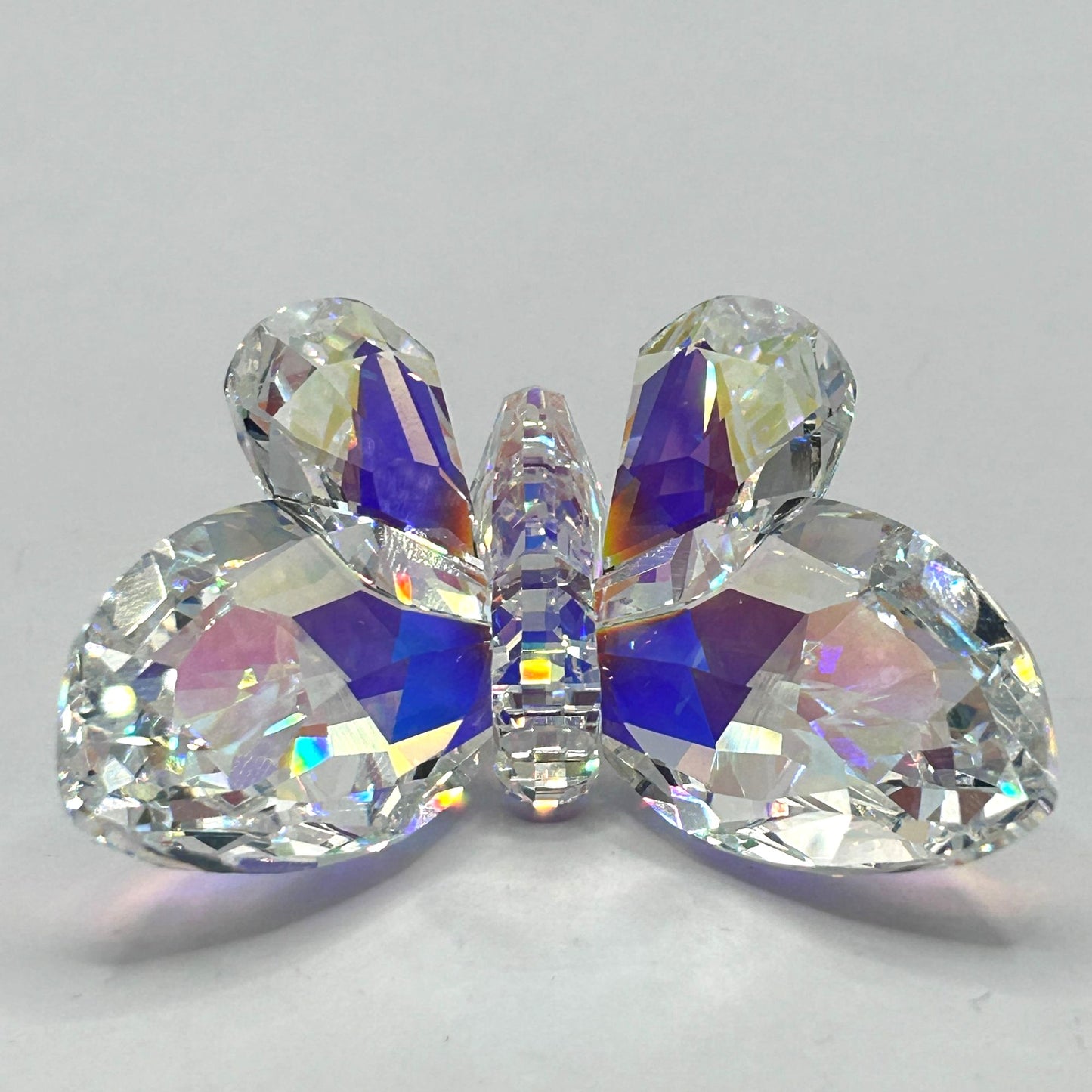 Swarovski Crystal 953056 Butterfly Aurora Borealis In Box With Certificate