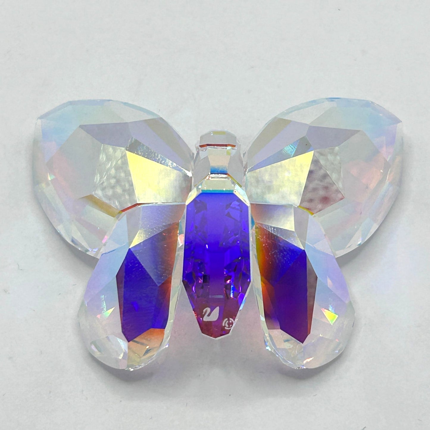 Swarovski Crystal 953056 Butterfly Aurora Borealis In Box With Certificate