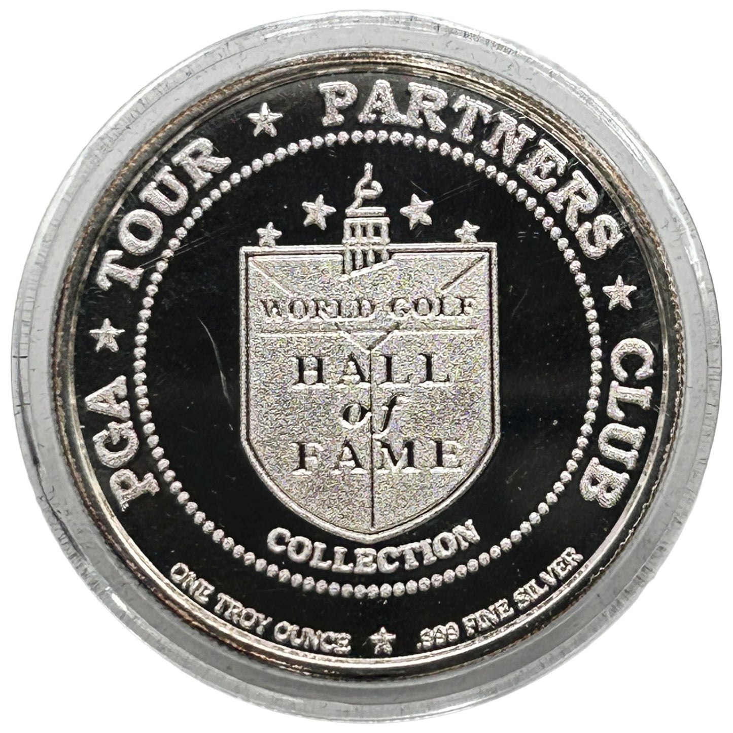 Hale Irwin PGA Golf Hall of Fame Coin 1 Troy Oz .999 Fine Silver Rare Round
