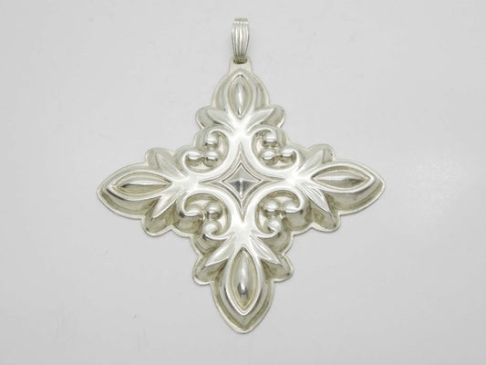 Vintage Reed & Barton 1987 Christmas Cross Ornament Sterling Silver