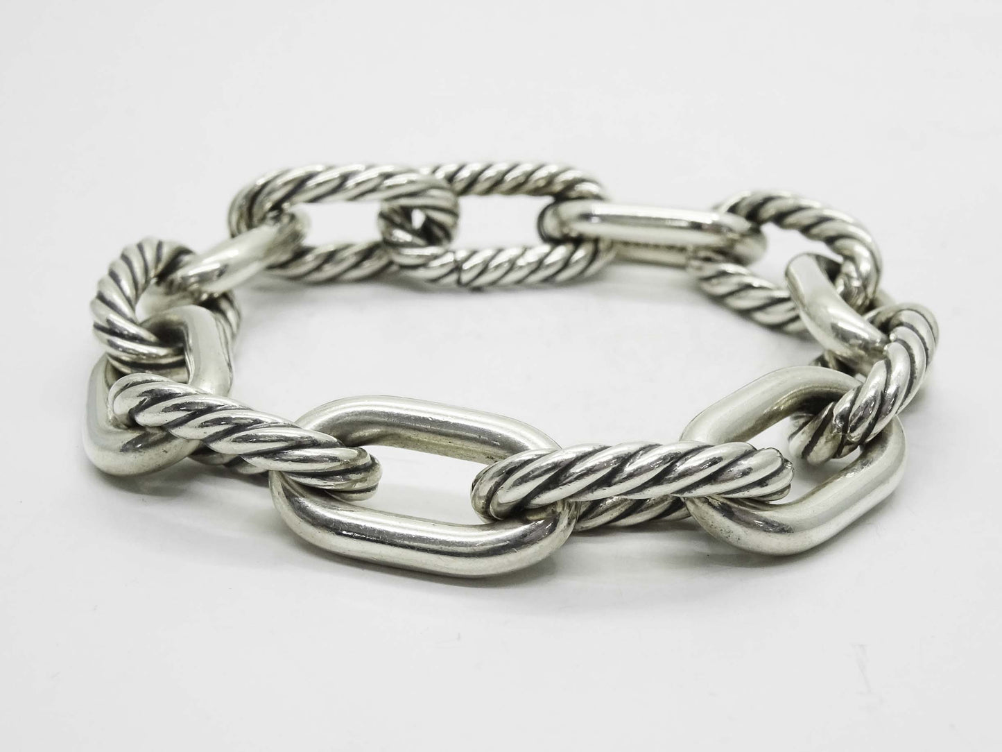 New Old Stock David Yurman Designer Madison Bracelet 8.75" Sterling Silver