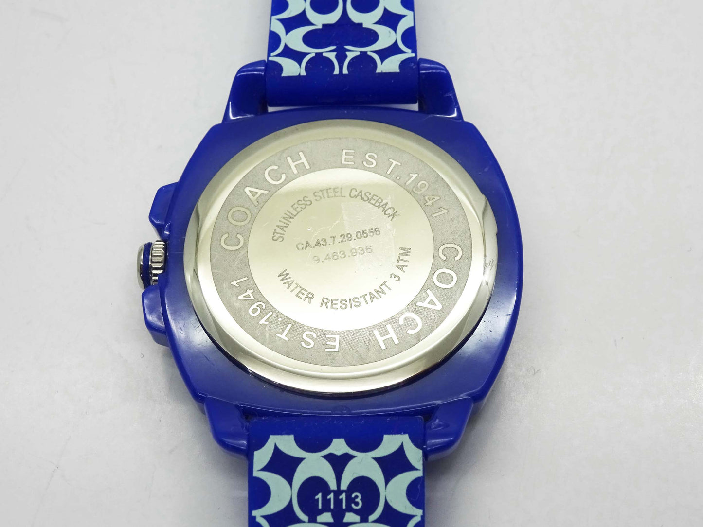 Coach Ladies Blue Boyfriend Wristwatch