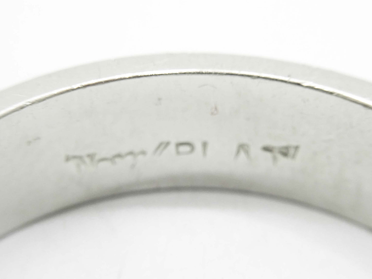 Novell Designer Men's 6mm Wide Brushed Wedding Band Ring Platinum Size 12