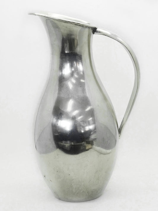 Mid Century Juvento Lopez Reyes Sterling Silver Pitcher 9.5",641.7 Grams,Signed