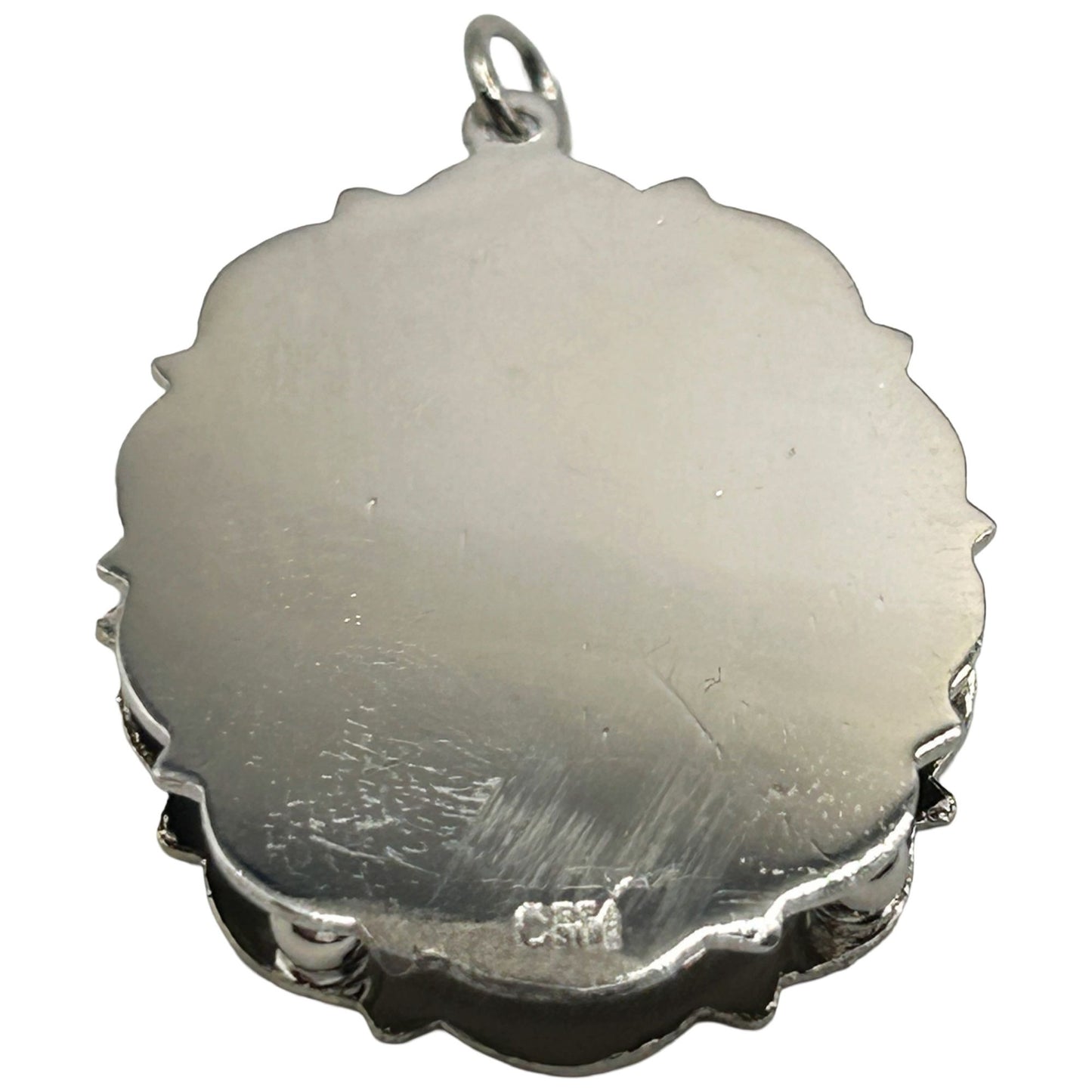 Rare Vintage CREA 925 Sterling Silver 'Merry Christmas' Large Charm/Pendant