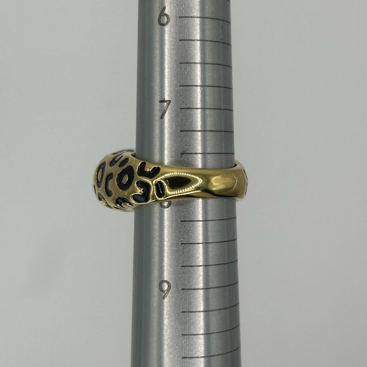 Vintage St. John Gold Plated Cocktail Ring Size 8.25