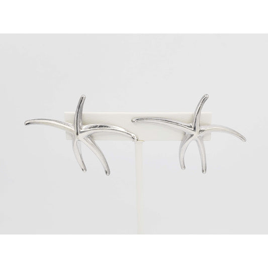 Vintage Tiffany & Co Elsa Peretti Starfish Earrings Sterling Silver