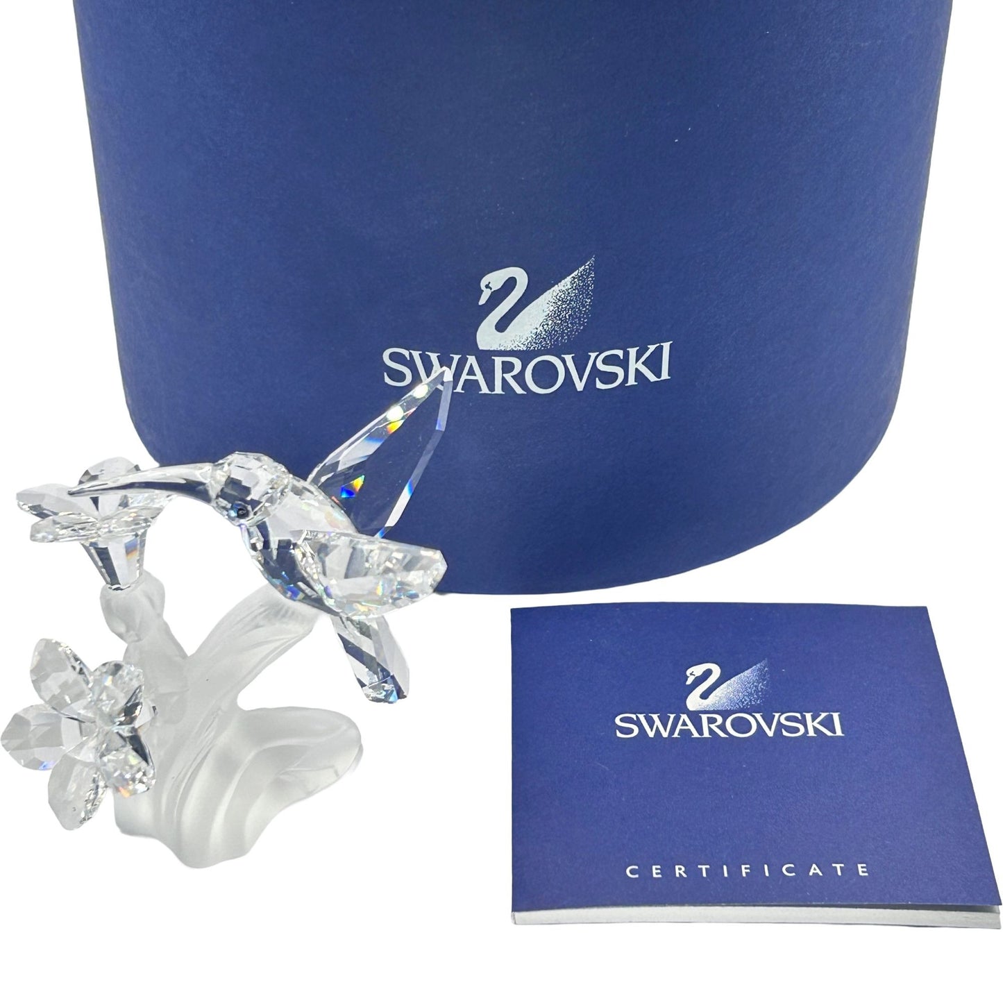 Swarovski Crystal 166184 Hummingbird In Box With Certificate