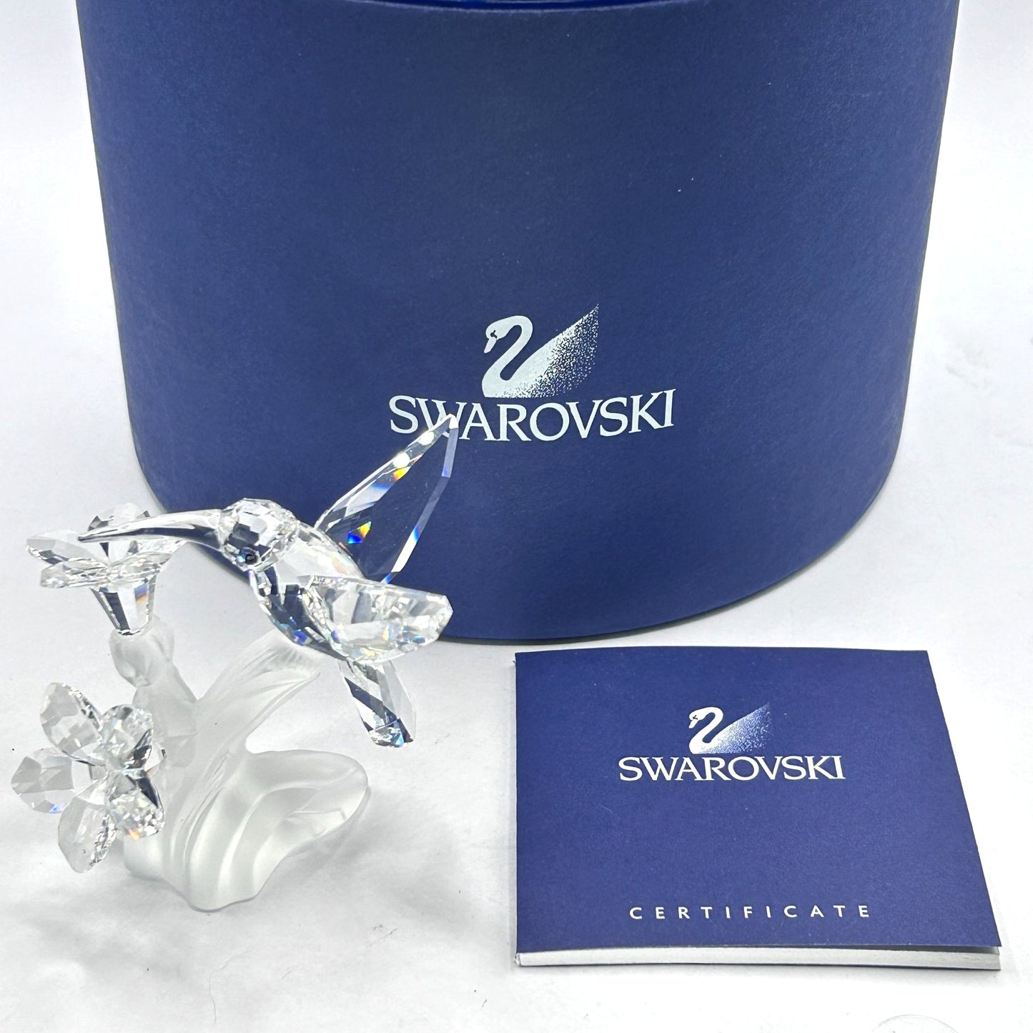 Swarovski Crystal 166184 Hummingbird In Box With Certificate