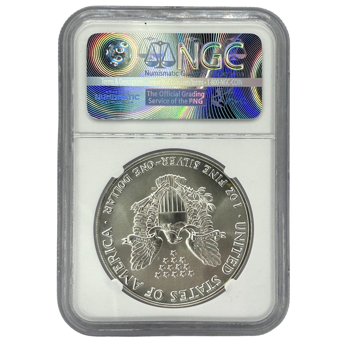 1986 S$1 American Silver Eagle NGC MS69 - First Year of Issue