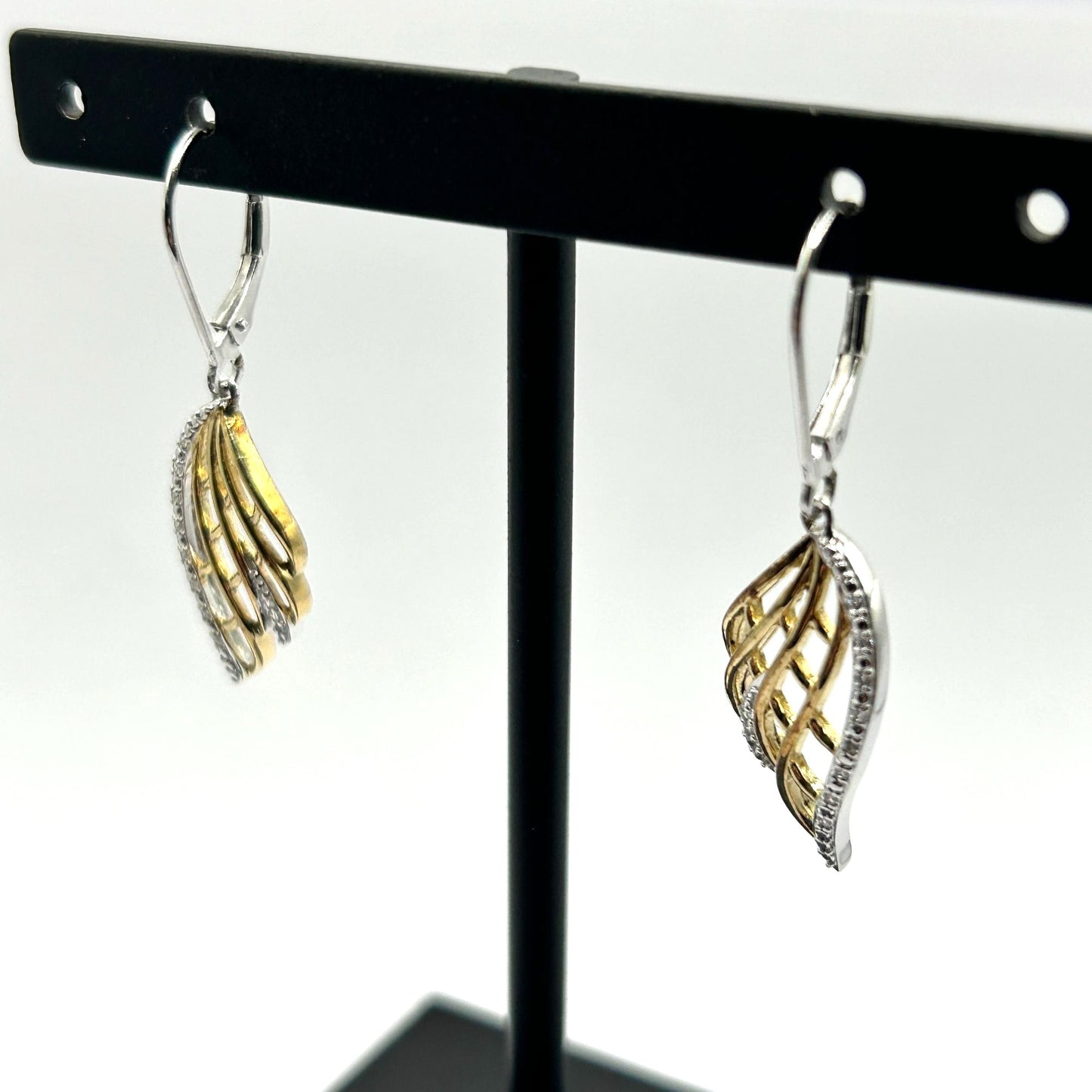 MARVEL Universe Fine Jewelry The Wasp - 925 Sterling Silver Dangle Earrings CZ