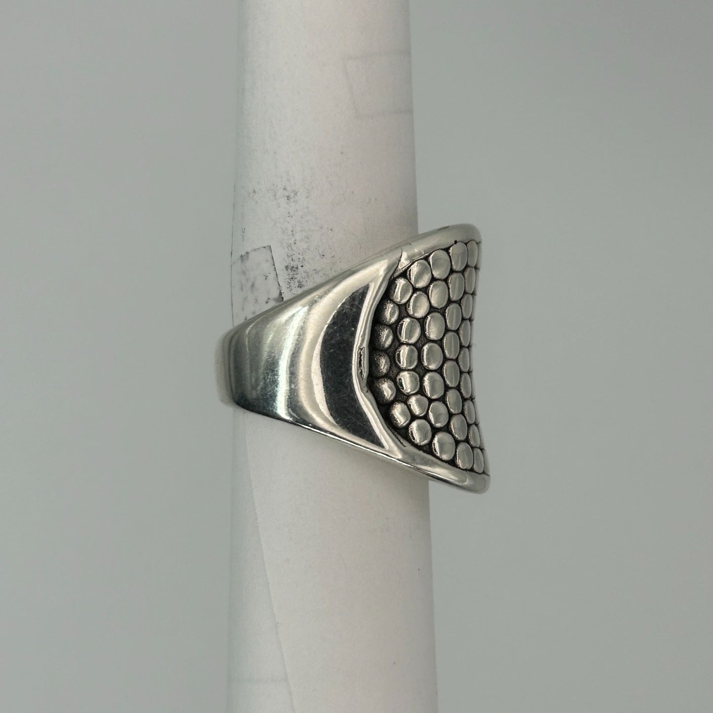 Bohemian Thai 925 Sterling Silver Concave Ring