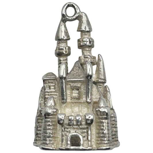 Vintage 925 Sterling Silver Walt Disney Disneyland 3D Cinderella Castle Charm