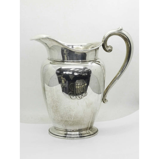 Antique F.B. Rogers Sterling Silver Water Pitcher 701.5 Grams