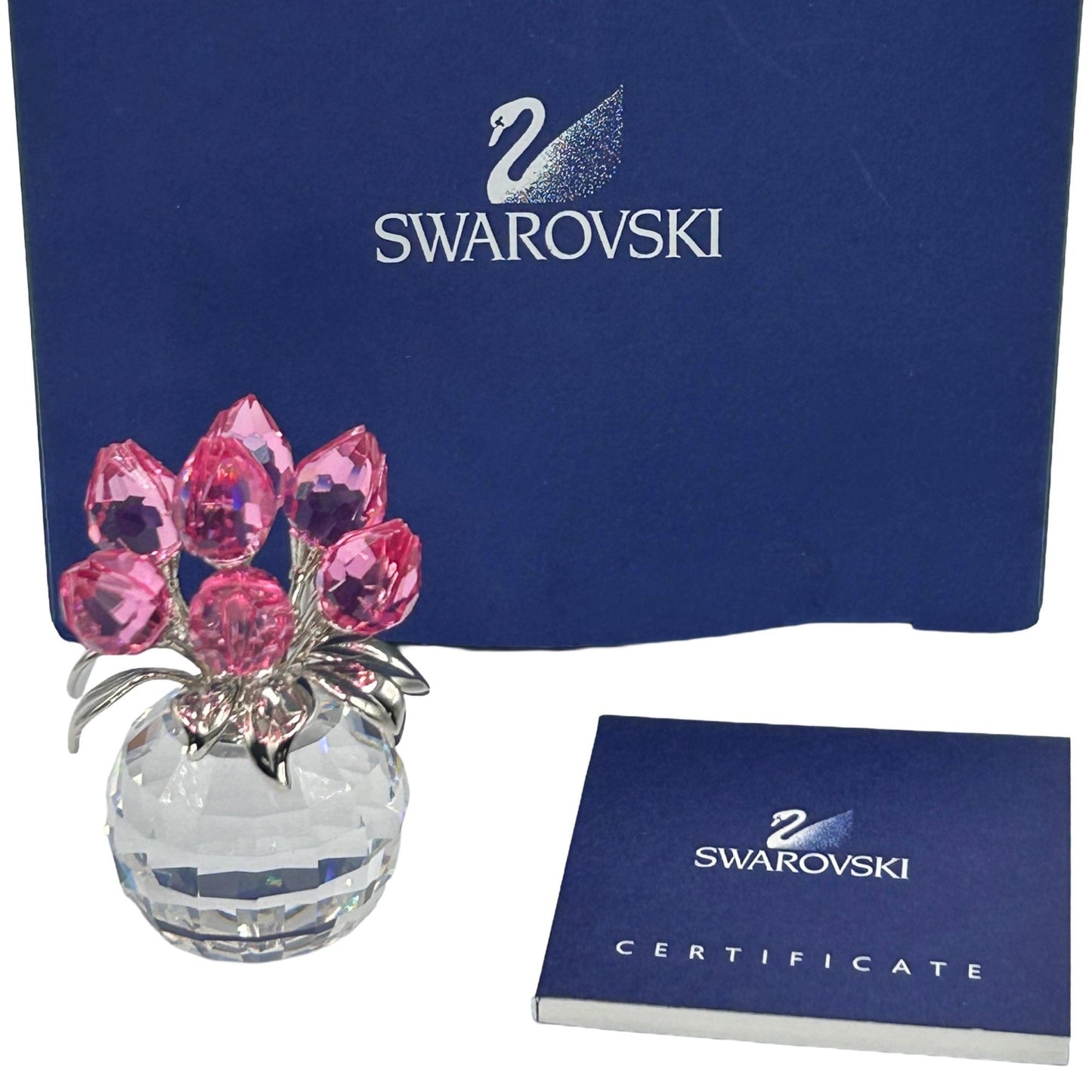 Swarovski Crystal 626874 Tulips In Box With Certificate