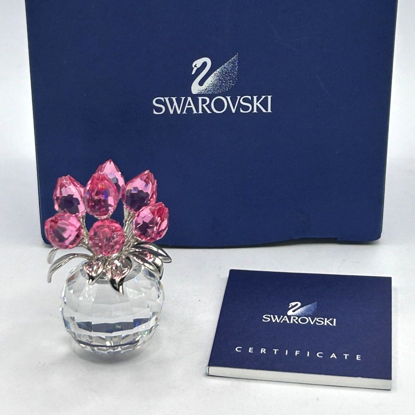Swarovski Crystal 626874 Tulips In Box With Certificate