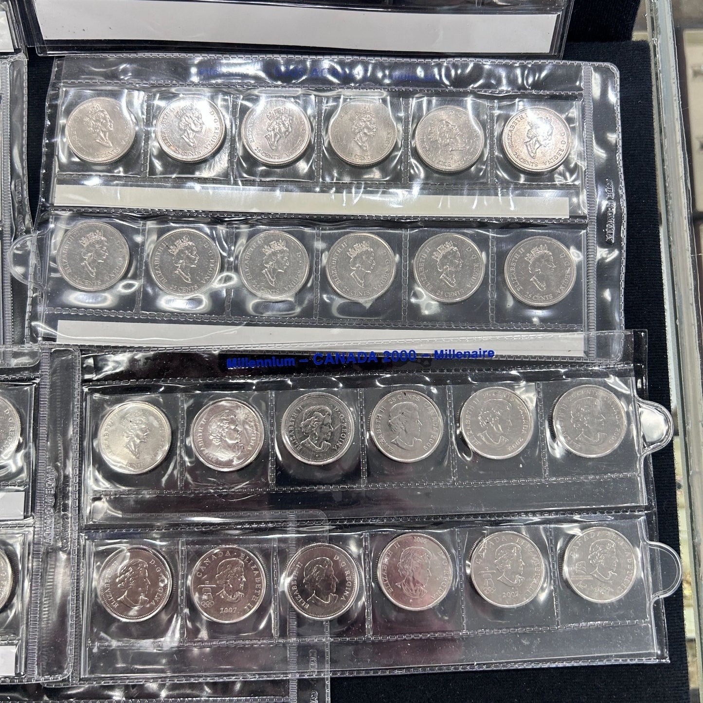 Lot of 78, 1999/2000 Canadian Millennium Quarters - Mint in Plastic