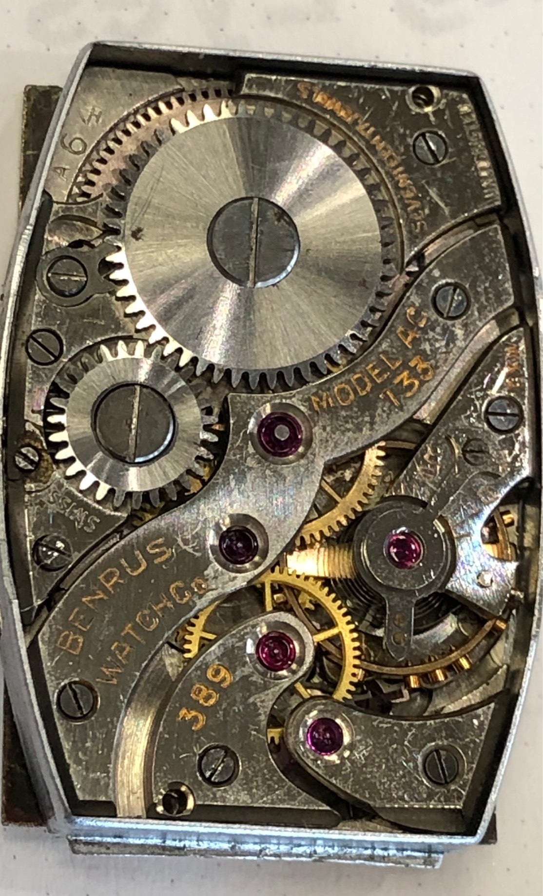 Benrus 17 Jewels Gold Plated Manual Wind Watch #2069453