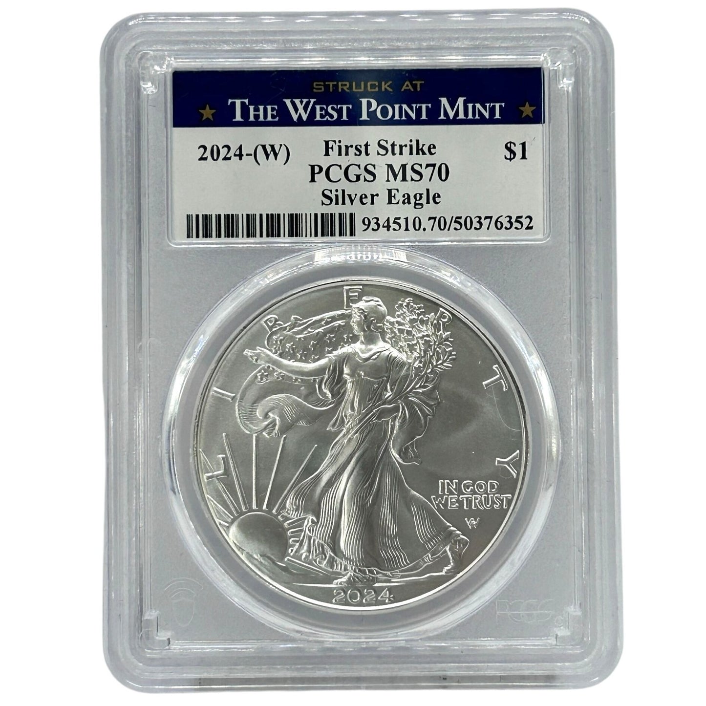 2024-(W) American Silver Eagle PCGS MS-70, First Strike