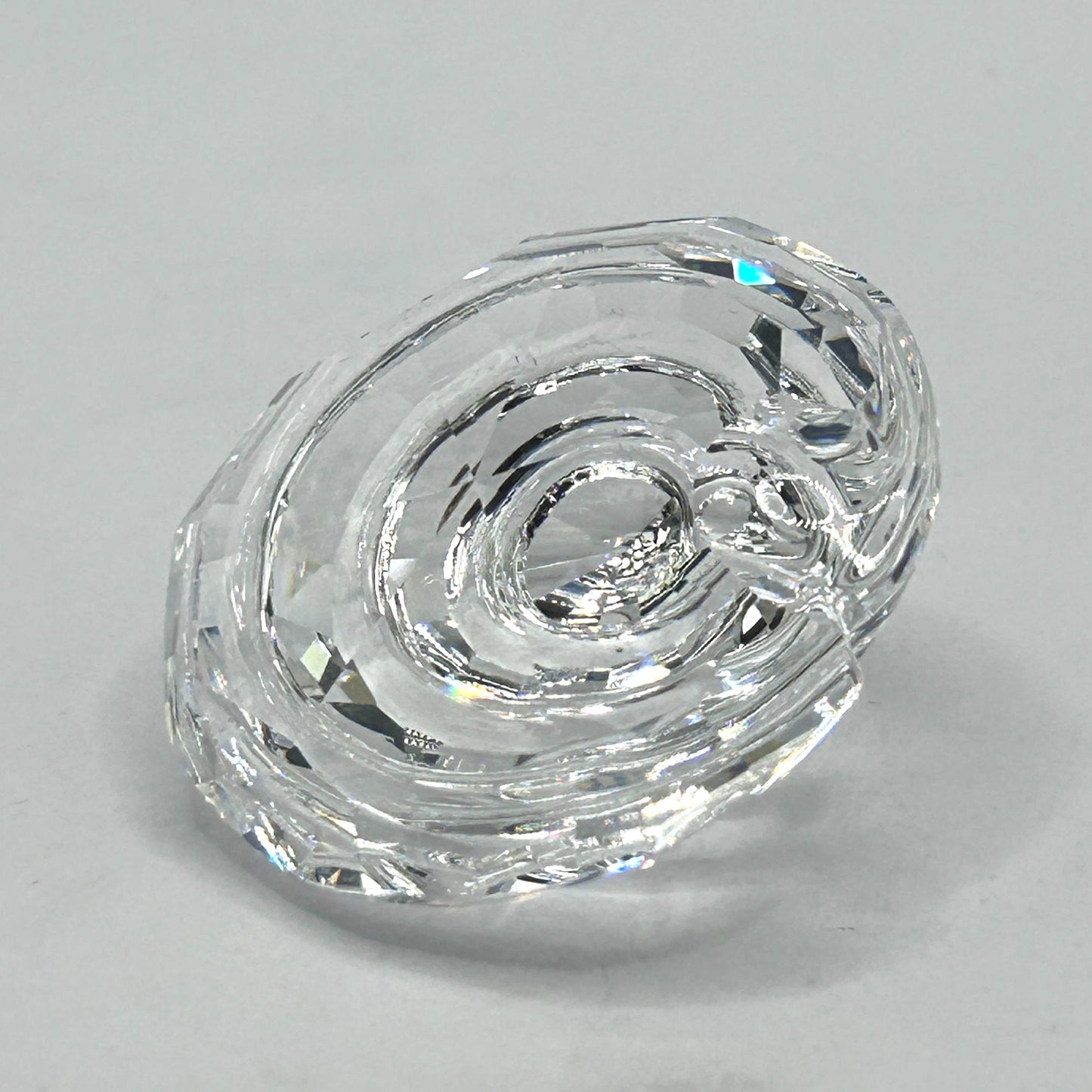 Swarovski Crystal 880693 Spiral Top Shell Paperweight In Box - No COA