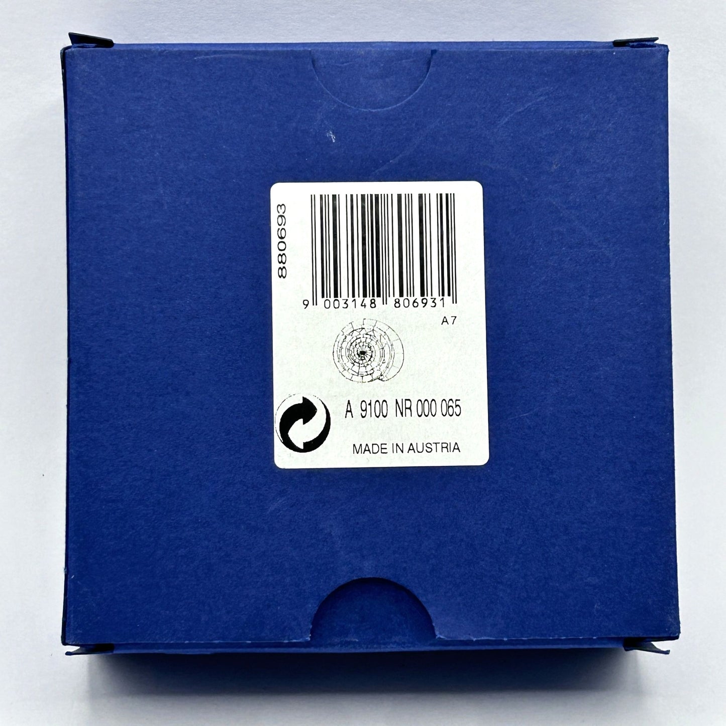 Swarovski Crystal 880693 Spiral Top Shell Paperweight In Box - No COA