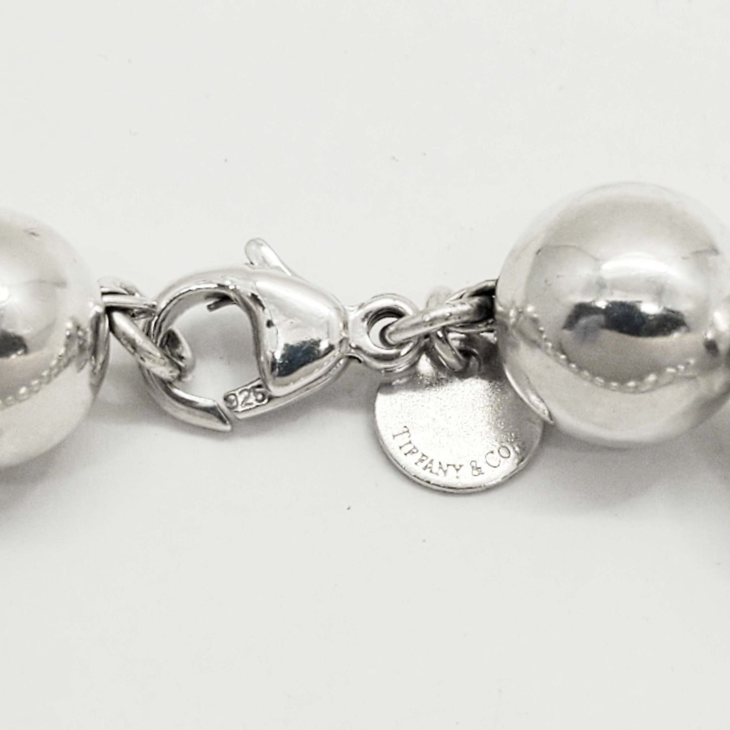 Tiffany & Co HardWear 10mm Ball Bracelet Sterling Silver Medium