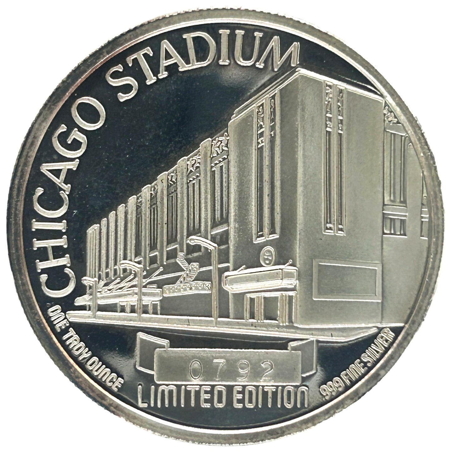 1991 CHICAGO BULLS Central Division Champs 1 Troy Oz .999 Silver Stadium #0792