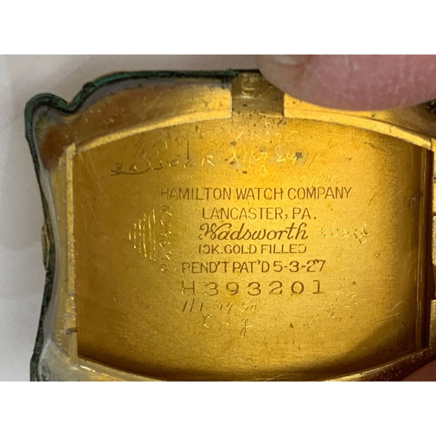 Hamilton 1940s 10k Gold Filled Wristwatch 980 Movement 17 Jewels - WORKING