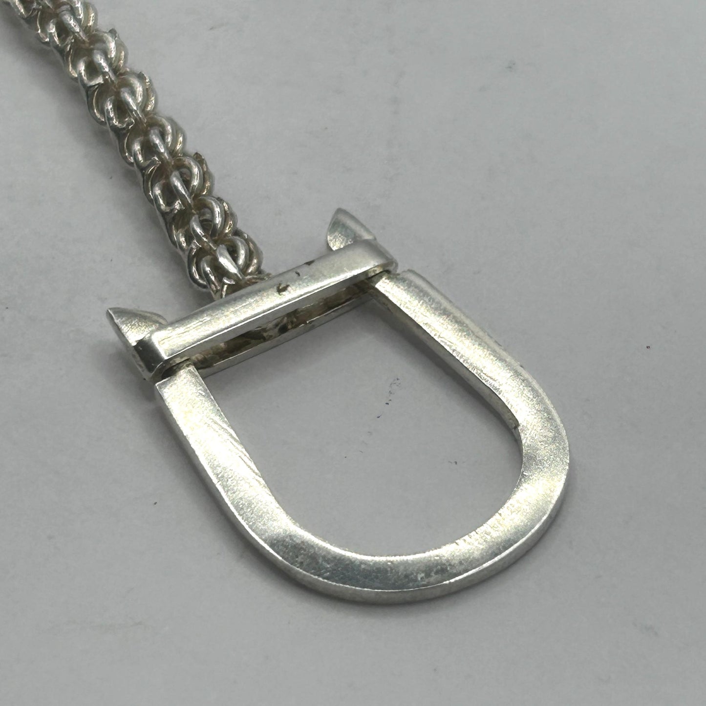 Vintage 1926 Venezuela Bolivar Large Coin Sterling Silver Key Chain