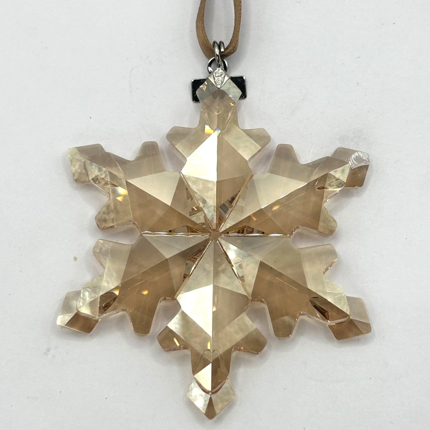 2012 Swarovski CRYSTAL SCS Annual Edition Snowflake Ornament USED ORIGINAL BOX