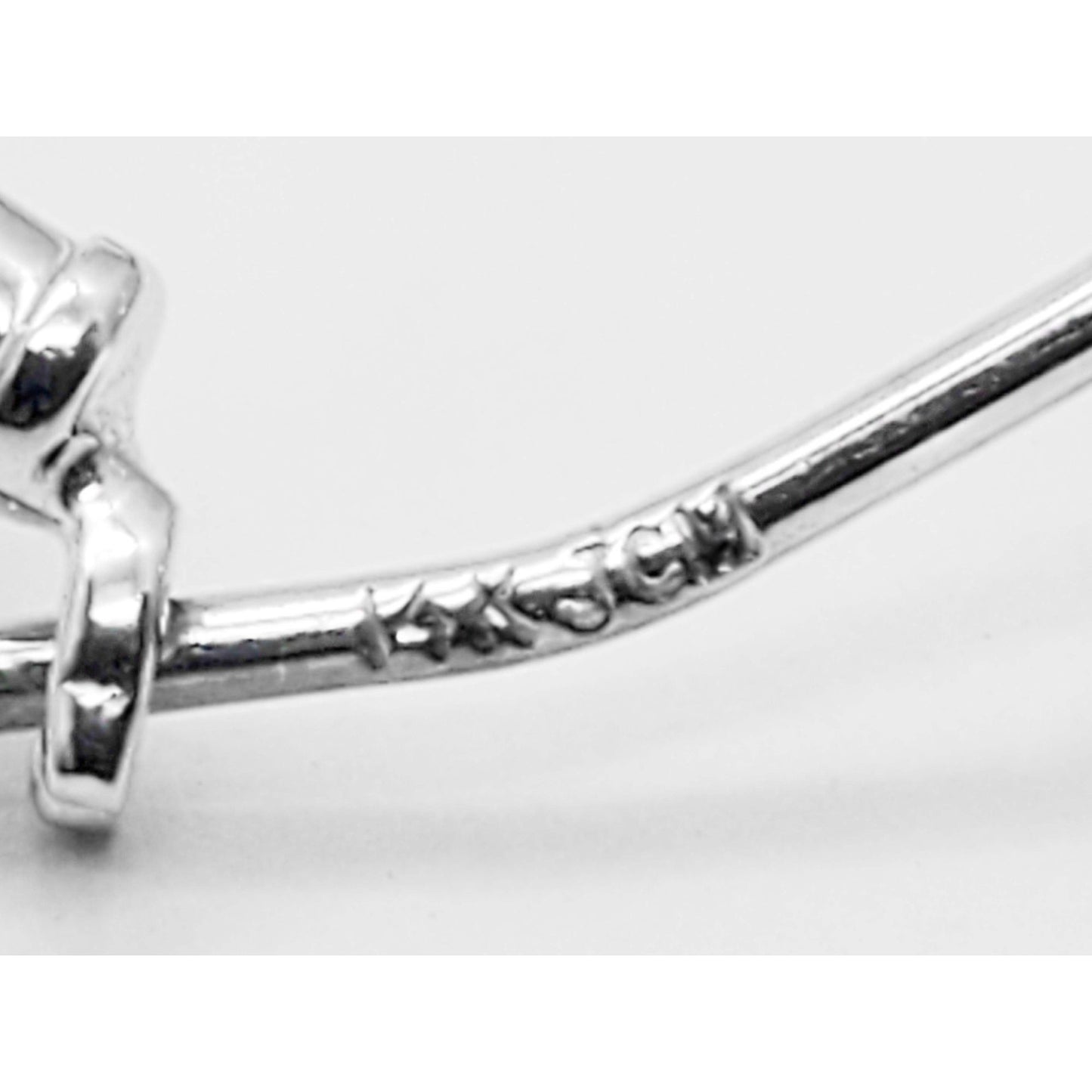 Openwork Twisting Spiral Drills Style Drop Earrings 14k White Gold