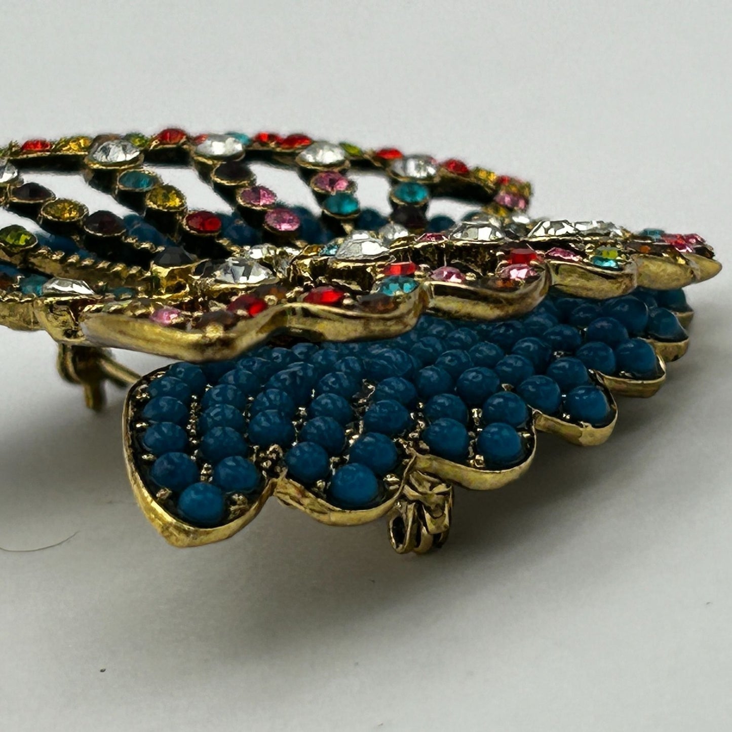 The Princess Amanda Collection Butterfly Brooch Fashion Jewelry Pin Rhinestone
